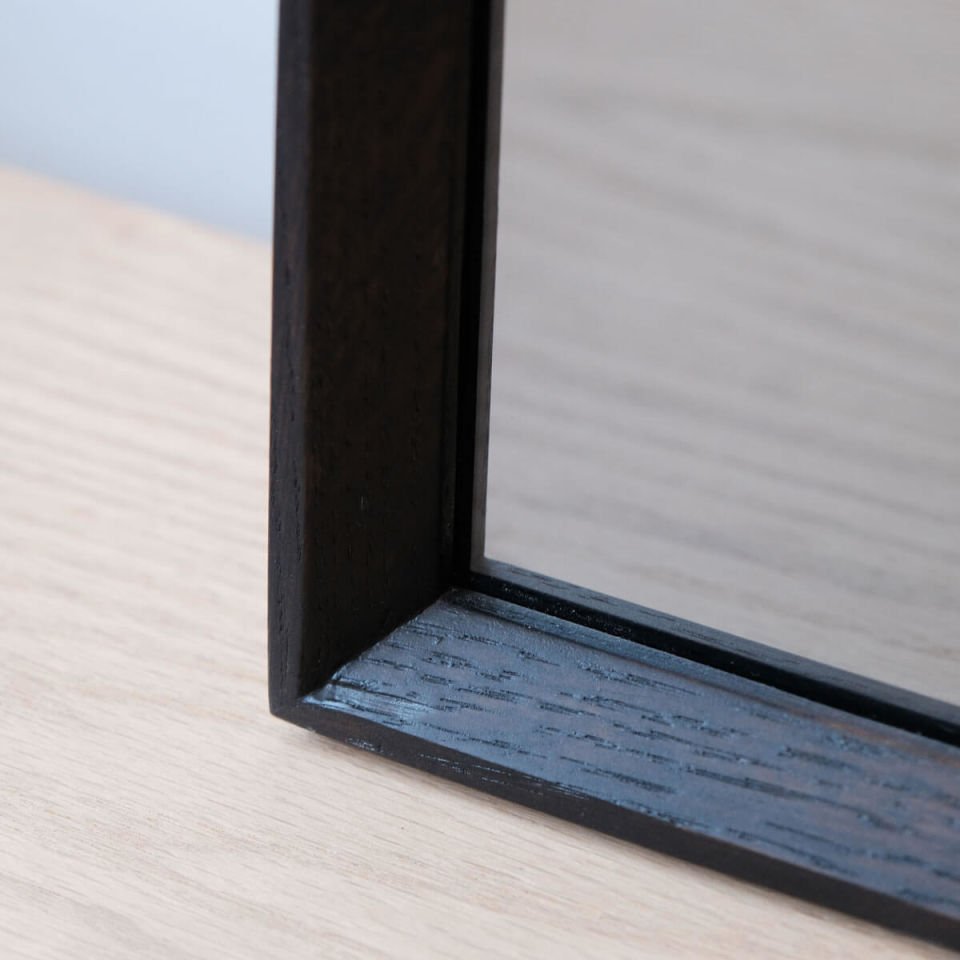 Wooden Framed Smoked Mirror, Medium Size – REGULAR Series