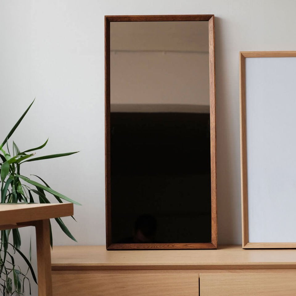 Ahşap Ayna - REGULAR Serisi, Orta Boy, Bronz