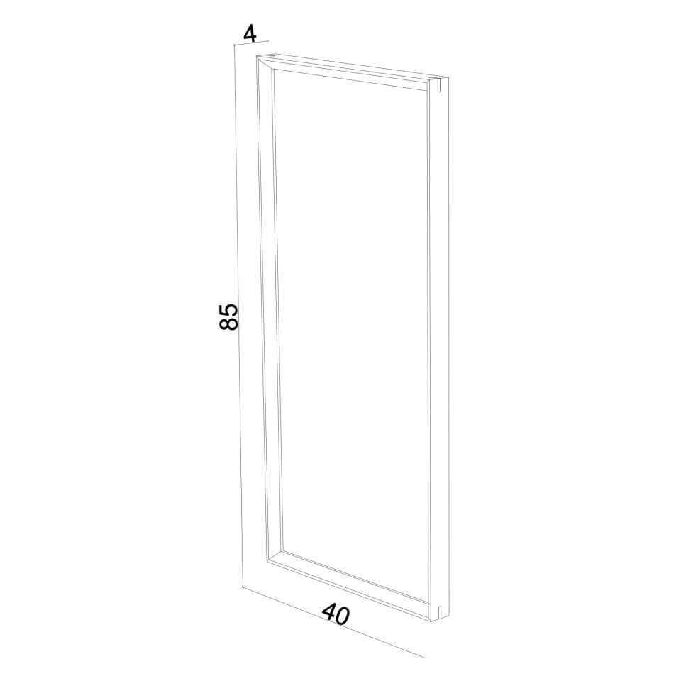 Ahşap Ayna - REGULAR Serisi, Orta Boy, Bronz