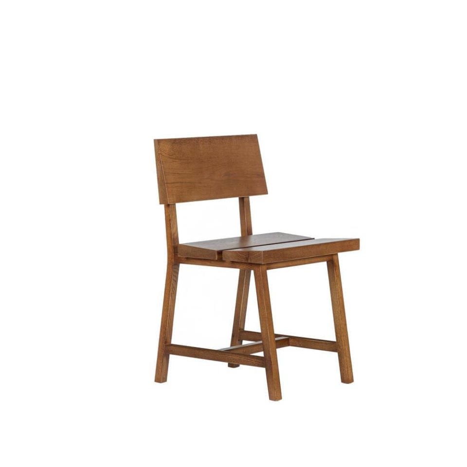 Solid Oak Chair with Backrest – PI Series
