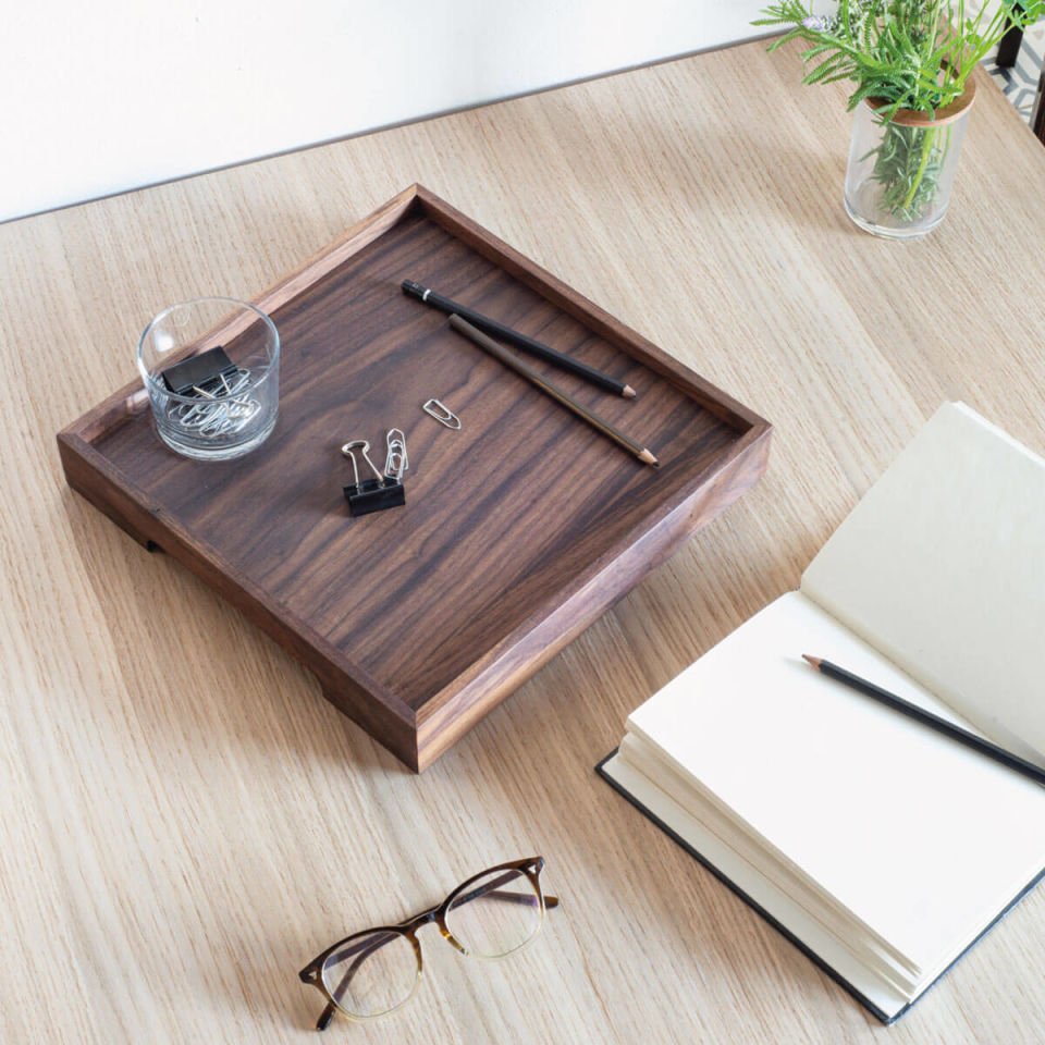 Masif Ceviz Sunum Tepsisi – EDGE Serisi