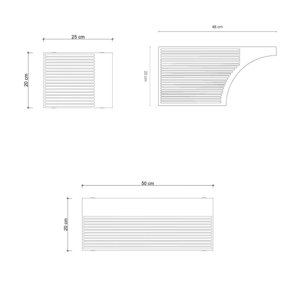 Masif Meşe Sunum Tahtası Seti