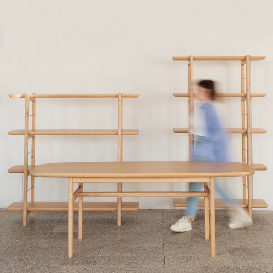 Oak Bookcase 2 – HOMELAND Series