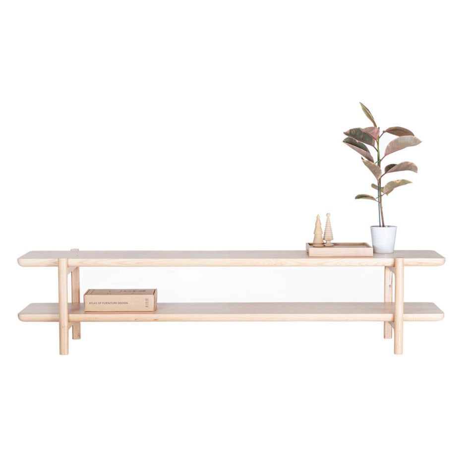 Solid Oak TV Unit 2 – HOMELAND Series