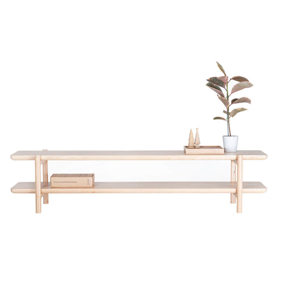 Solid Oak TV Unit 2 – HOMELAND Series