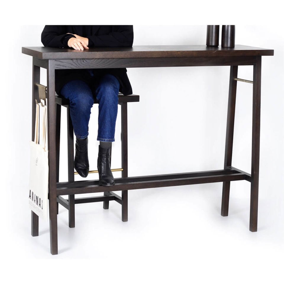 Solid Oak Bar Table – PI Series