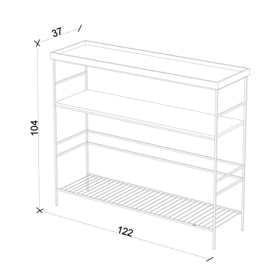 Masif Meşe Dresuar – EDGE Serisi