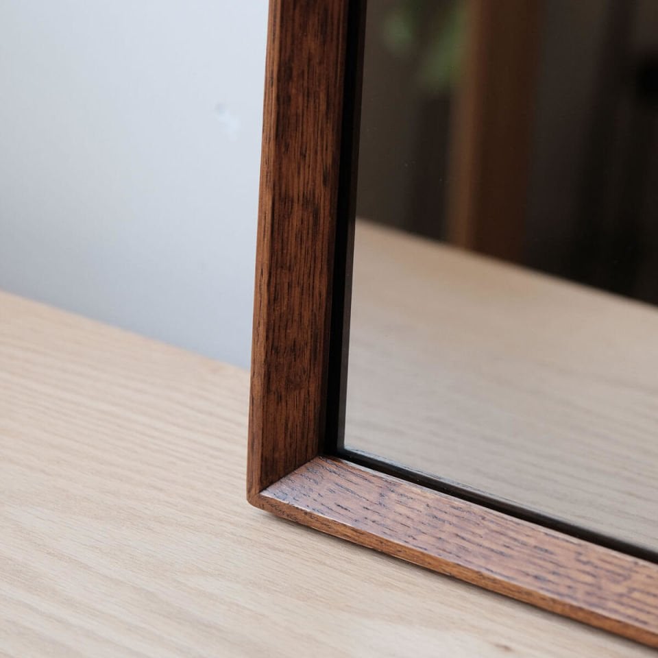 Wooden Framed Bronze Mirror, Long – REGULAR Series