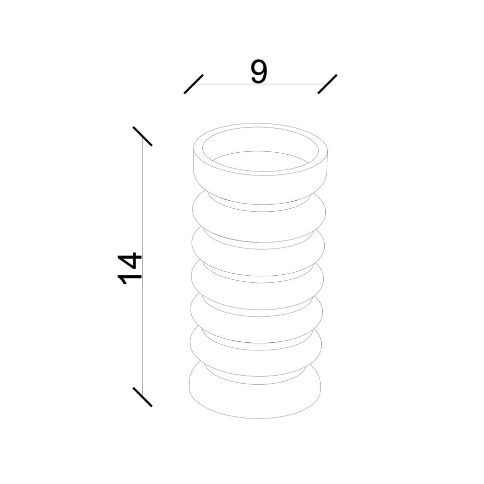 Ahşap Mumluk - SOFRA Serisi, Küçük Boy