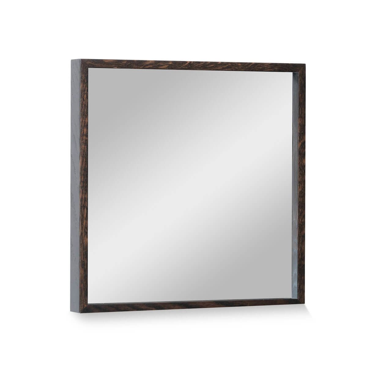 Wooden Framed Mirror, 40x40 Square – EDGE Series