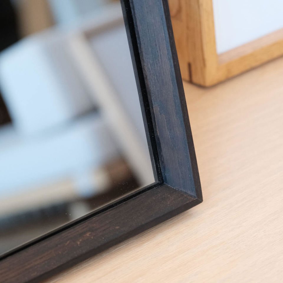Wooden Framed Mirror, 40x40 Square – REGULAR Series