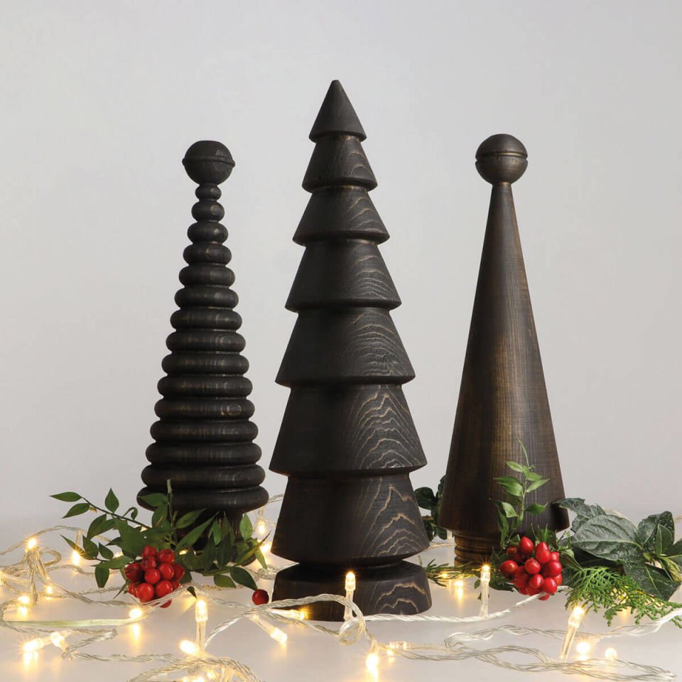 Wooden Christmas Tree CEDAR – Cedar, Large Dark