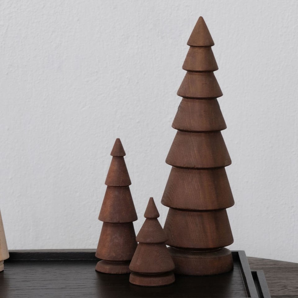 Wooden Christmas Tree Set FIR – Sedir Forest