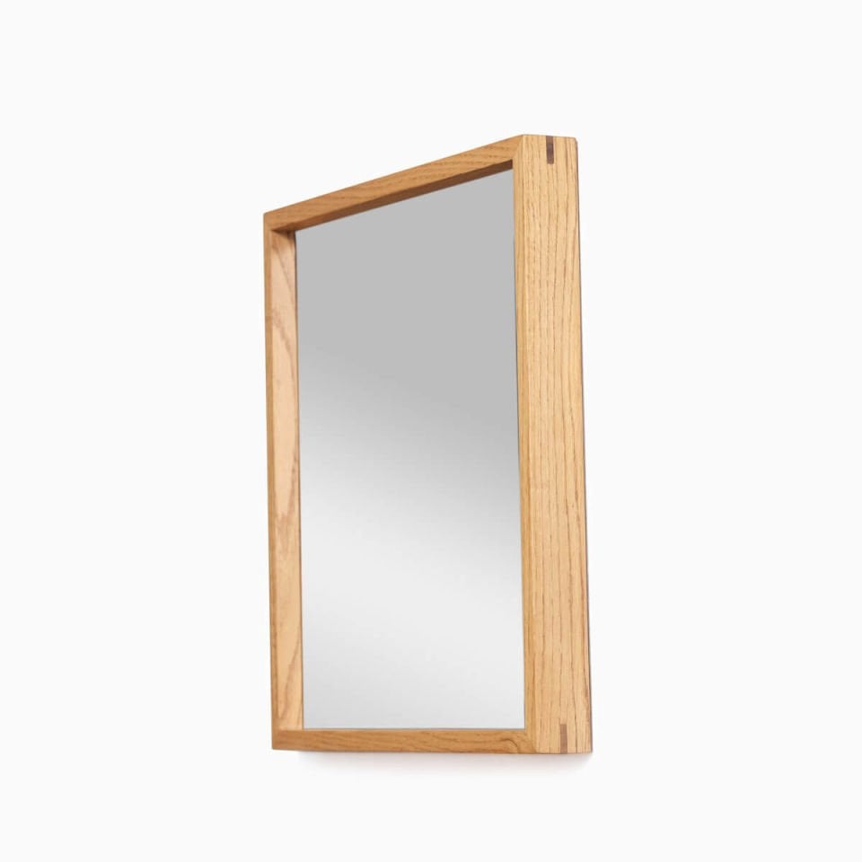 Ahşap Ayna - EDGE Serisi, Kare Honey