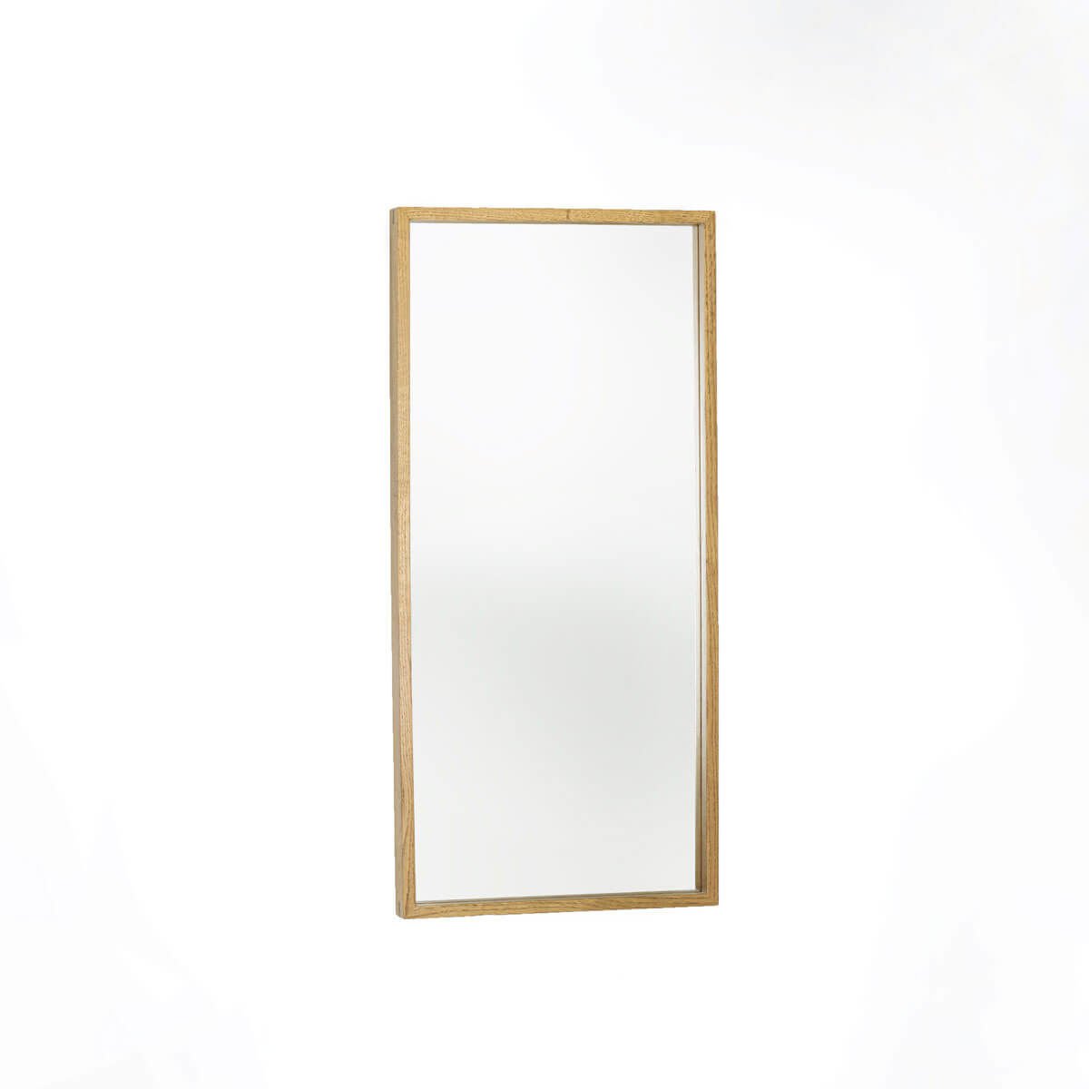 Ahşap Çerçeveli Ayna, Orta Boy – EDGE Serisi Honey