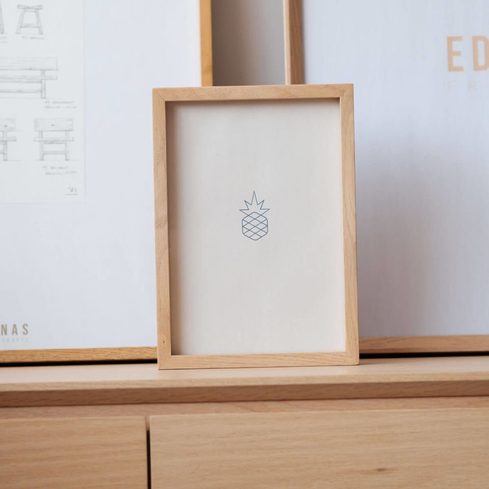 Ahşap Çerçeve – EDGE Serisi 23x32 cm Raw