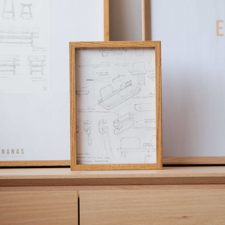 Fotoğraf Çerçevesi – EDGE Serisi 32x42 cm Honey