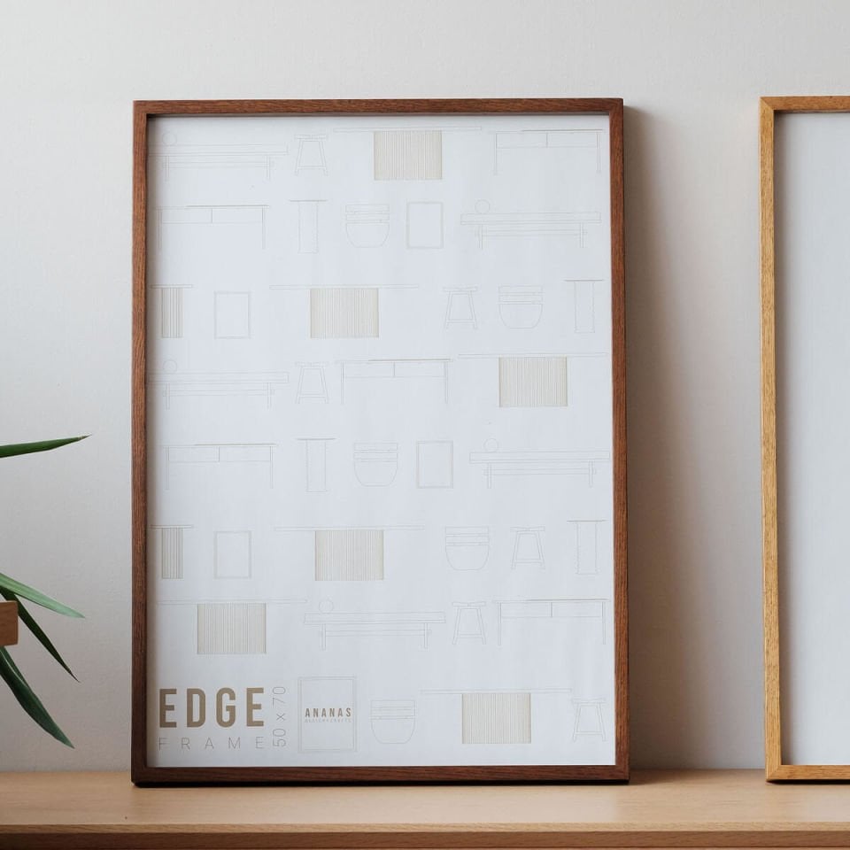 Ahşap Çerçeve - EDGE Serisi 52x72 cm Forest