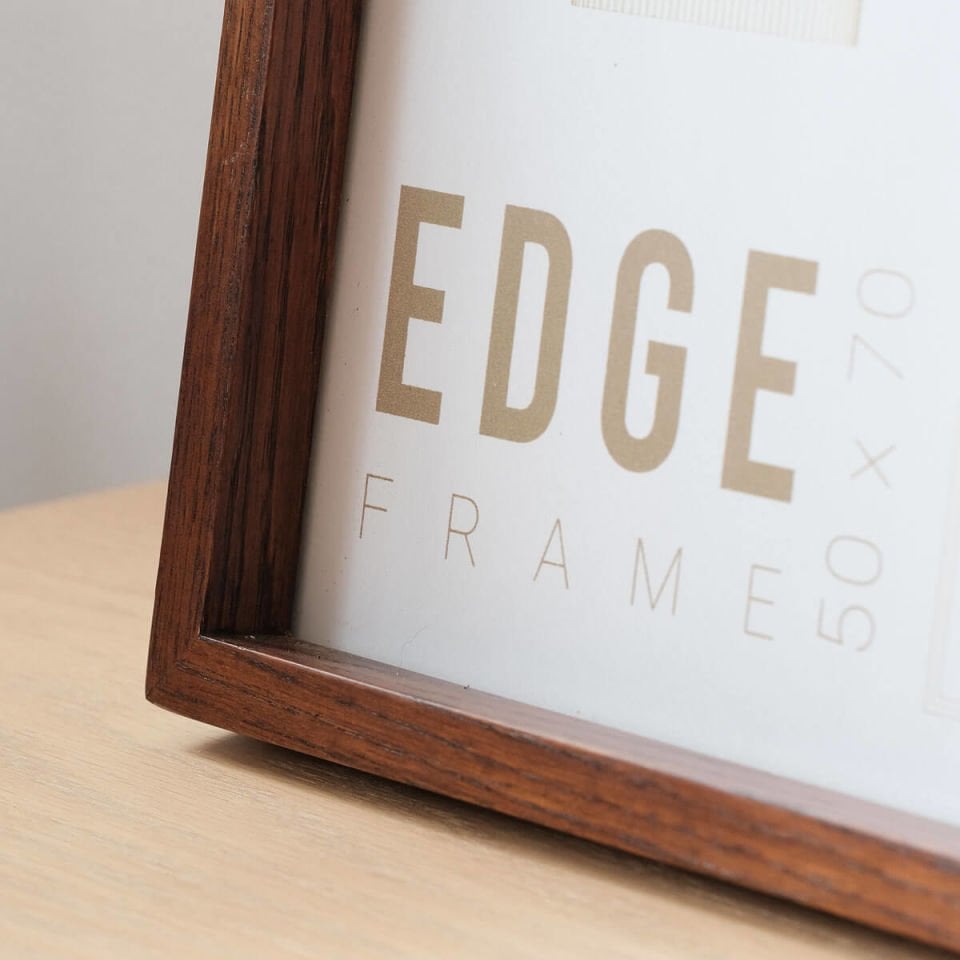 Solid Wood Decorative Frame, Oak – EDGE Series 52x72 cm Forest