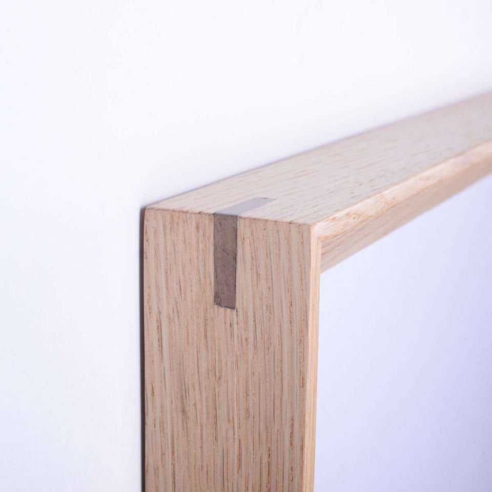 Solid Wood Decorative Frame, Oak – REGULAR Series 52x72 cm Raw