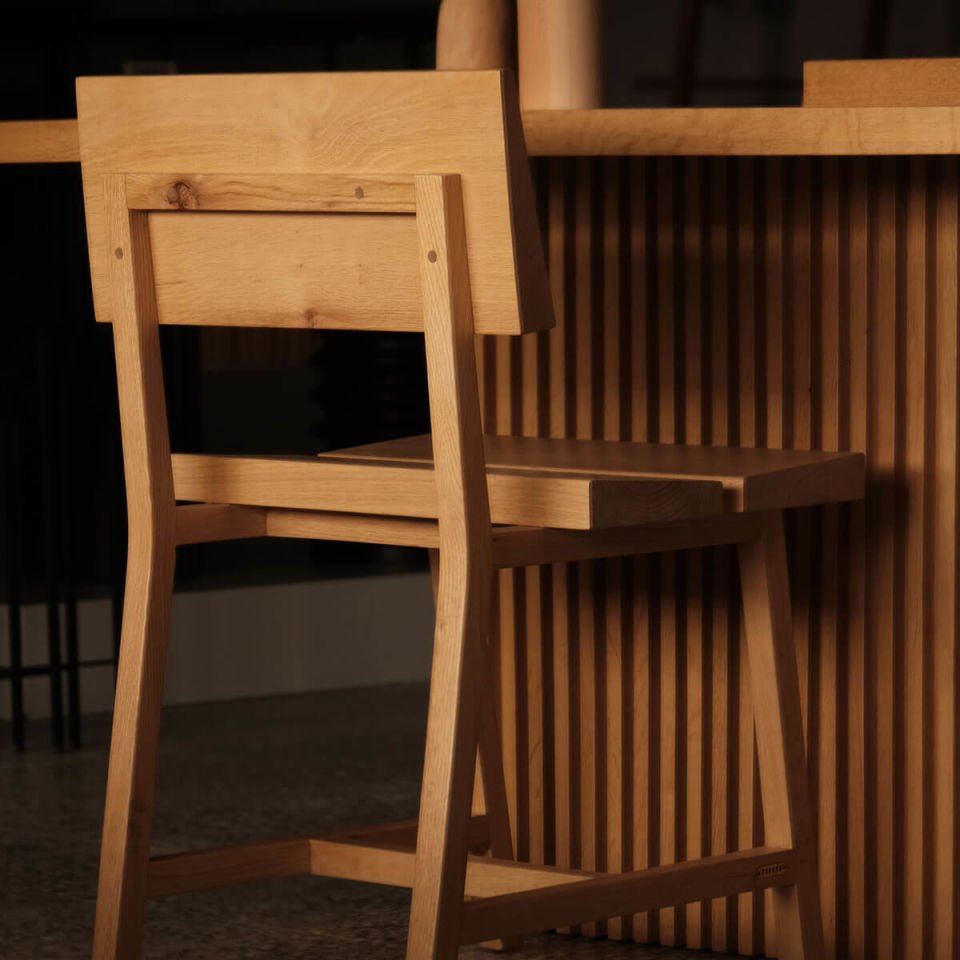 Ahşap Sandalye - PI Serisi Honey