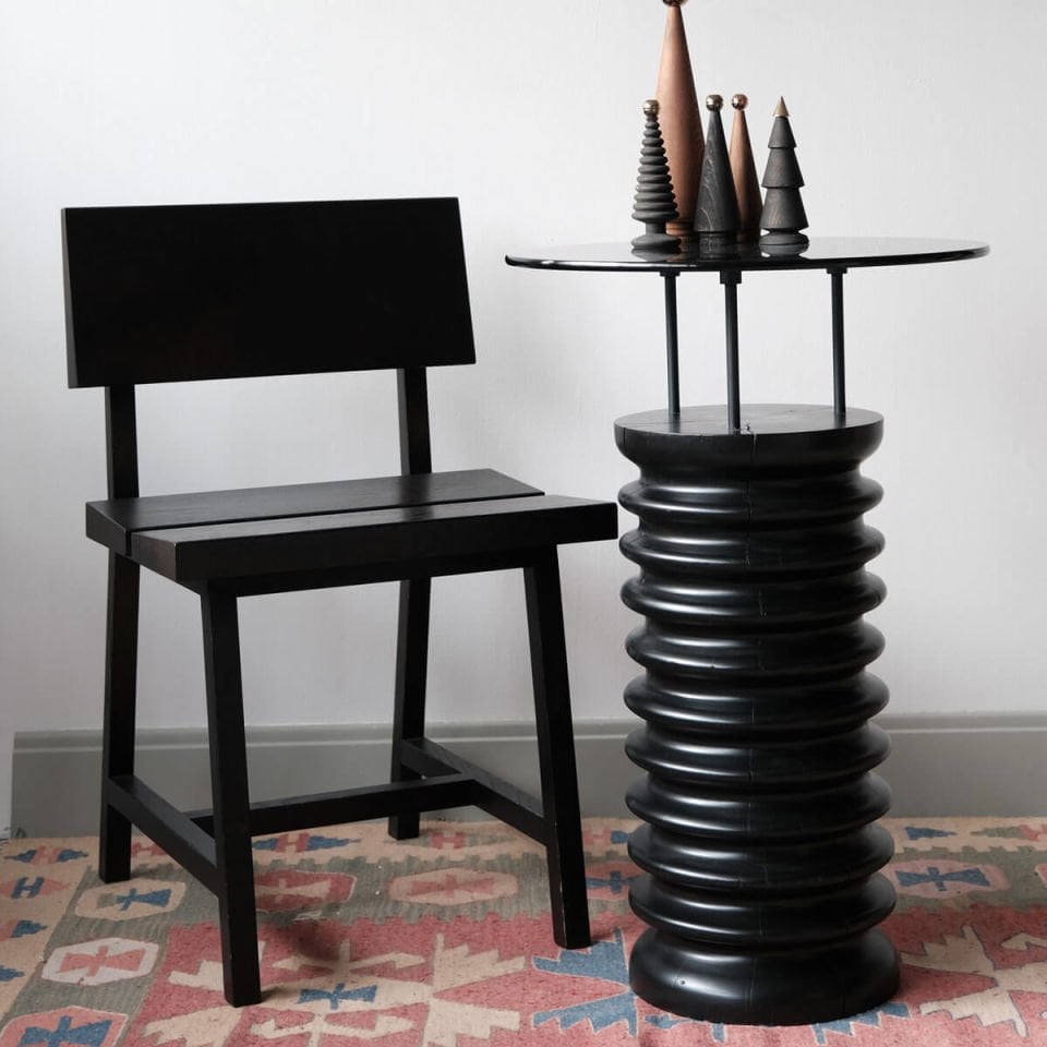 Ahşap Sandalye - PI Serisi Dark