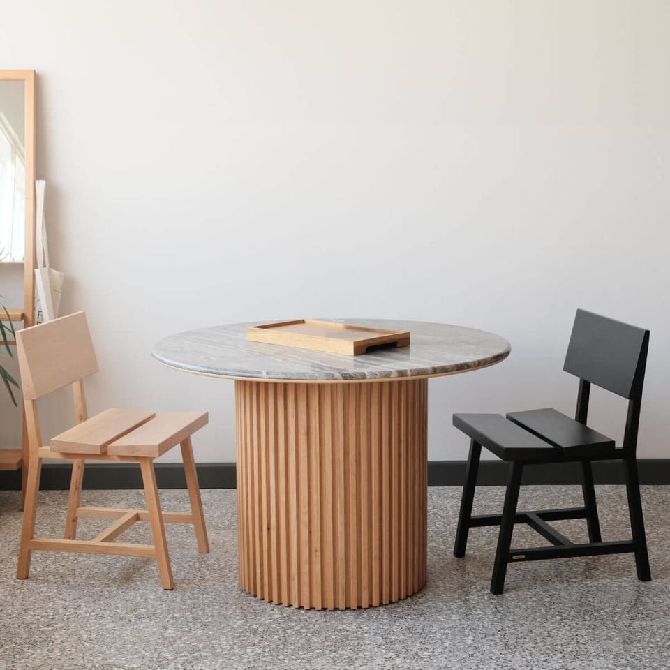 Ahşap Sandalye - PI Serisi Dark