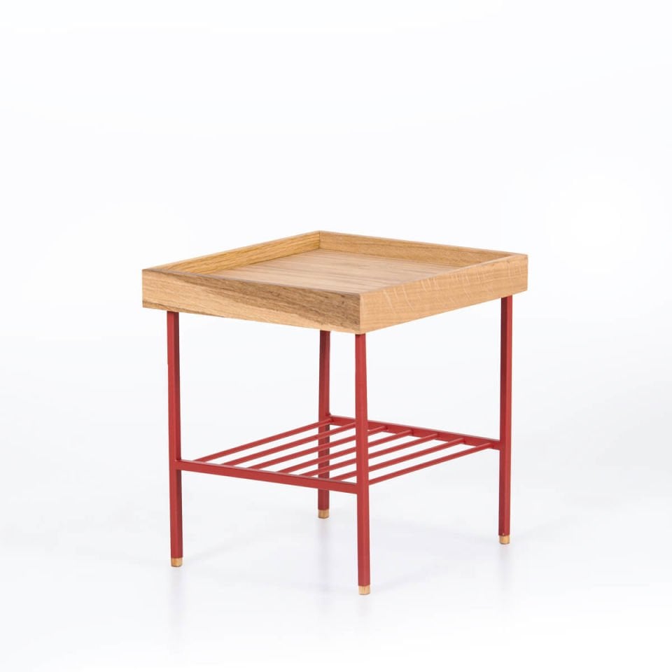 Solid Wood Short Side Table / Flower Pot – EDGE Series