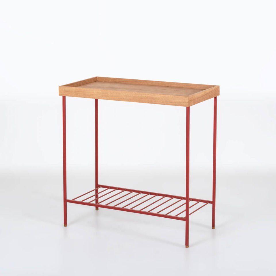 Masif Orta Sehpa – EDGE Serisi, Geniş Raw - KIRMIZI