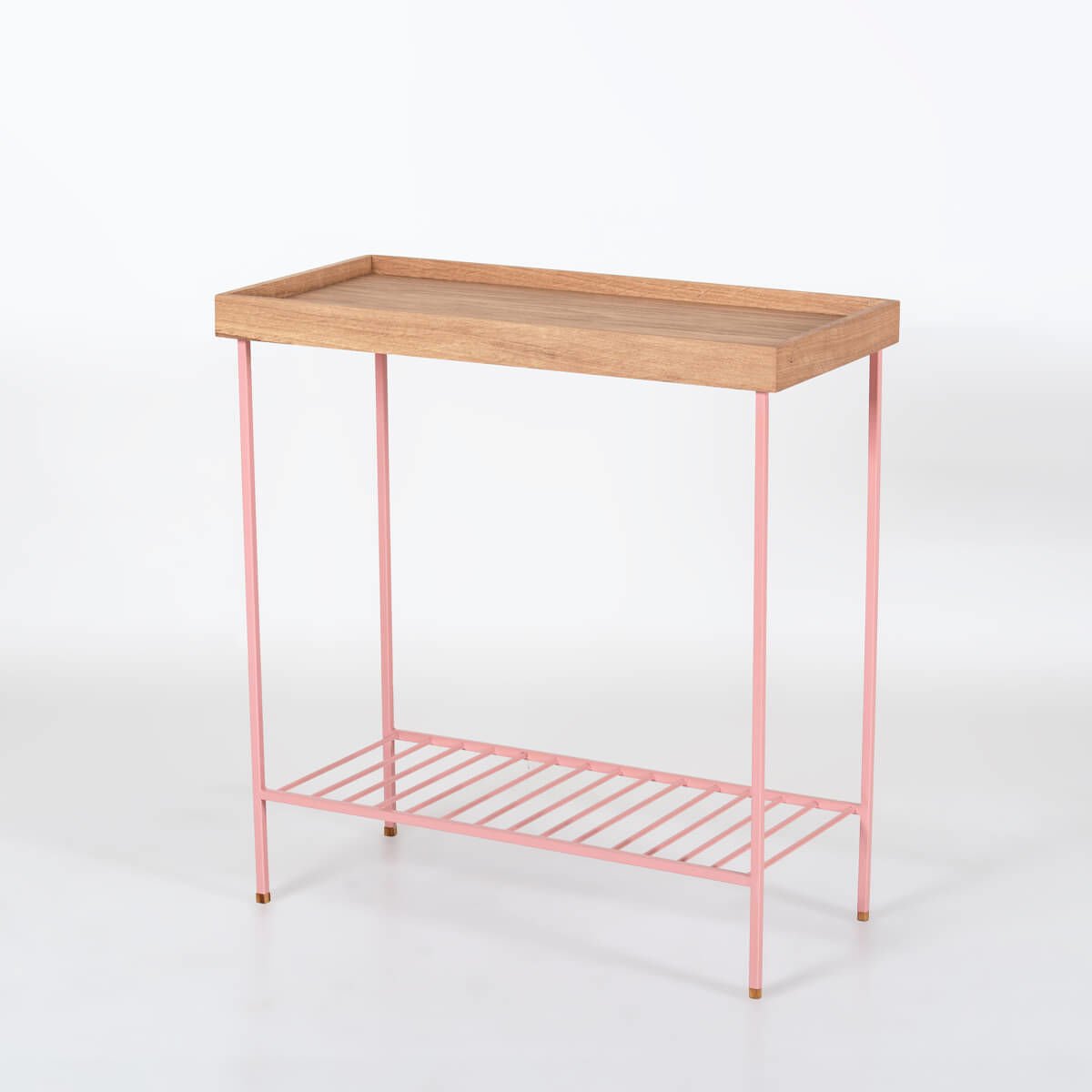 Masif Orta Sehpa – EDGE Serisi, Geniş Raw - PEMBE