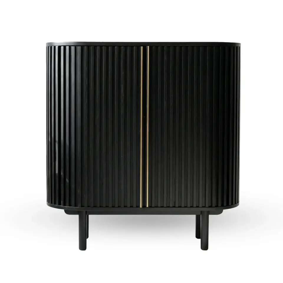 Ahşap İçki Dolabı – DOCIA MAHZEN Serisi Black