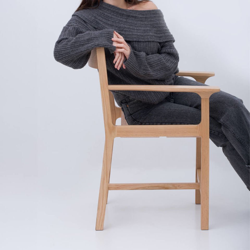 Solid Wood Chair 1 - BENT Series