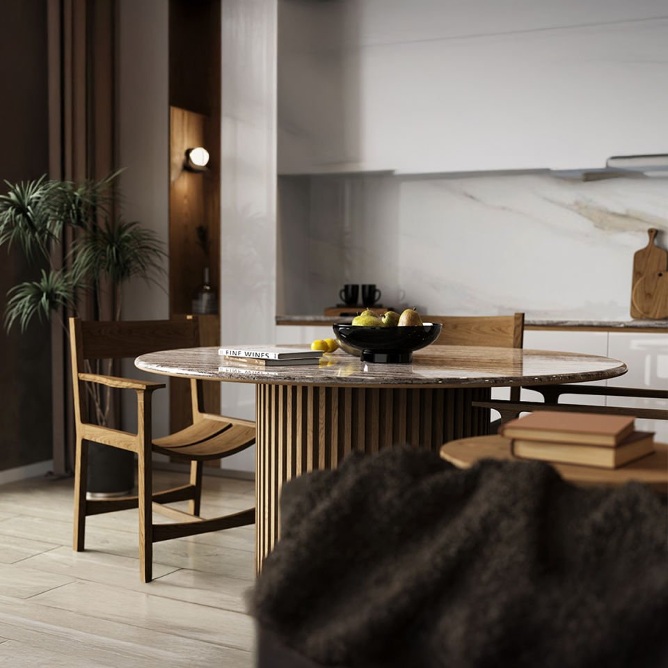 Solid Wood Chair 1 - BENT Series