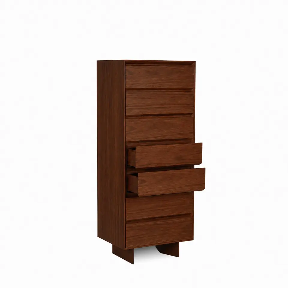 Solid Oak Long Dresser – BEAM Series Forest
