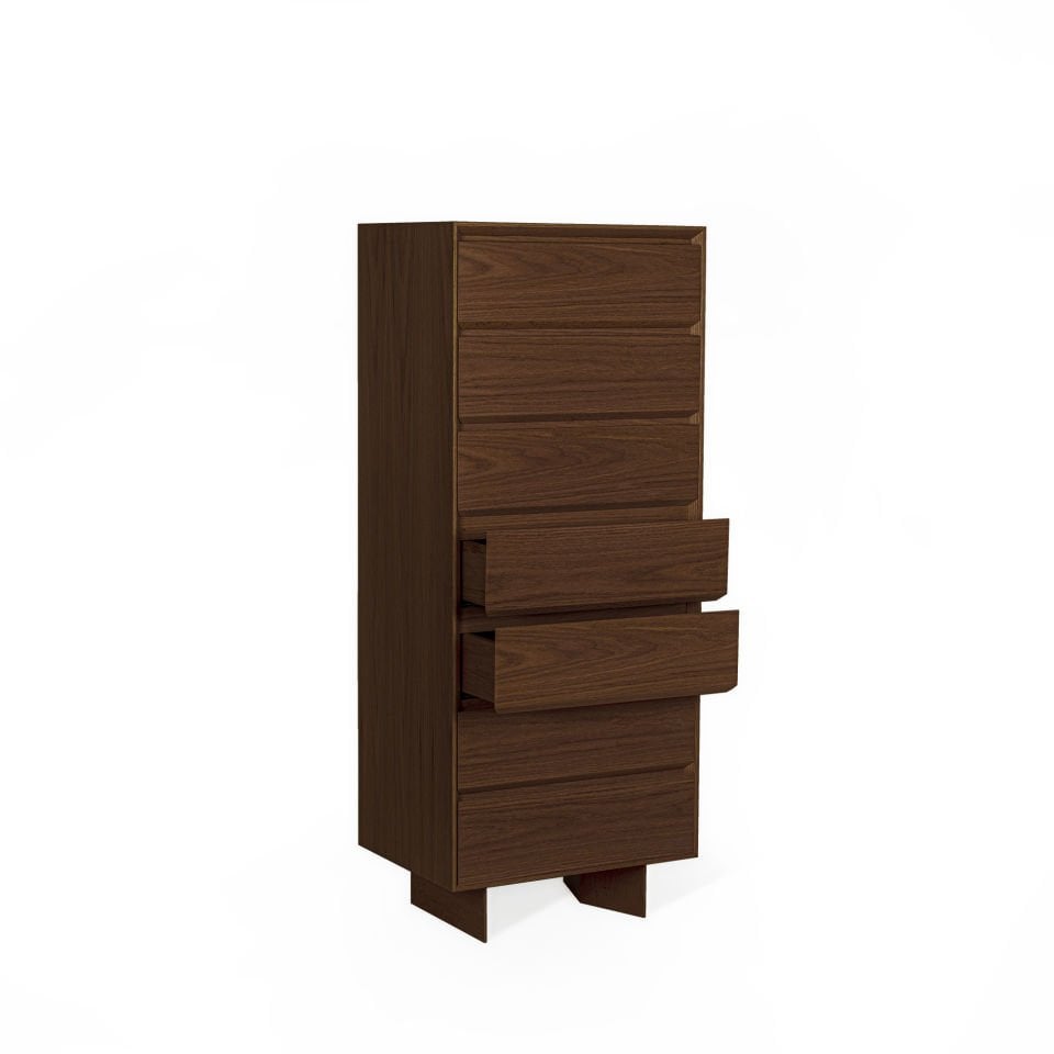 Solid Oak Long Dresser – BEAM Series Forest