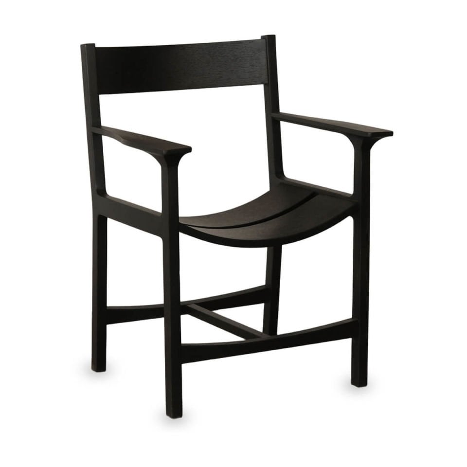 Masif Ahşap Sandalye 1 - BENT Serisi Dark