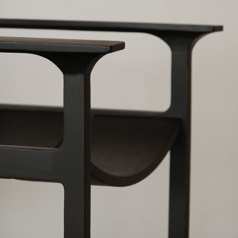 Masif Ahşap Sandalye 1 - BENT Serisi Dark