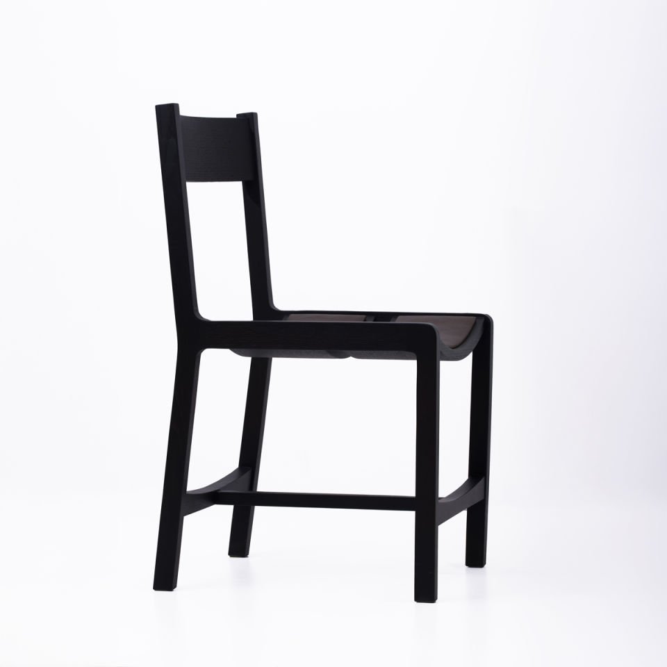 Masif Ahşap Sandalye - BENT Serisi, Döşemeli