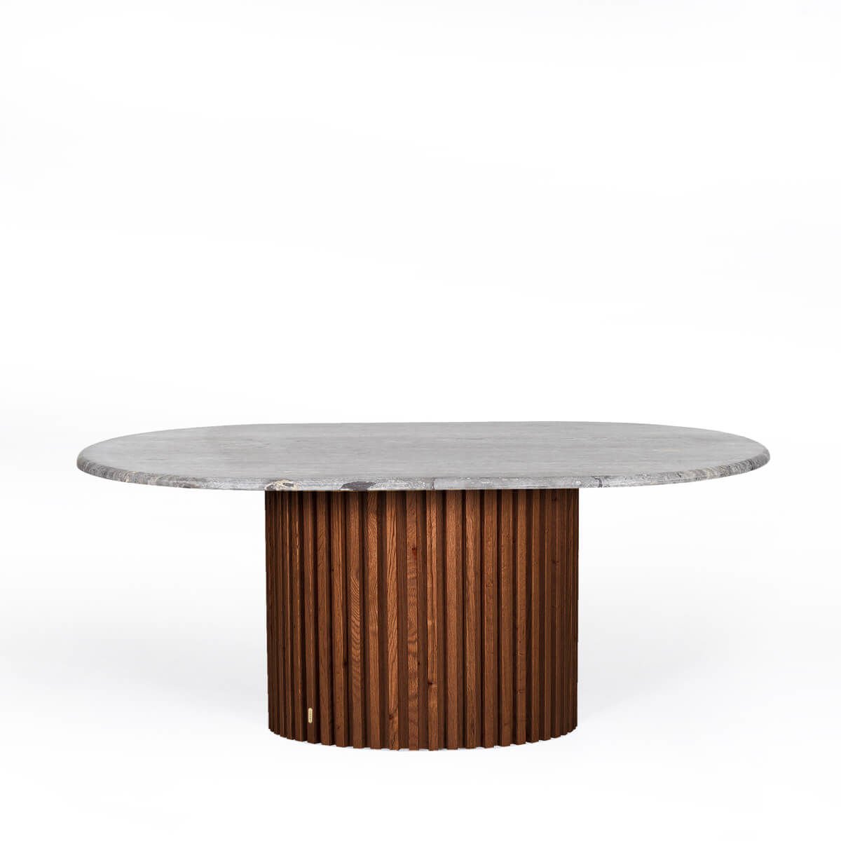 Masif Ahşap Orta Sehpa, Traverten - DOCIA Serisi Forest