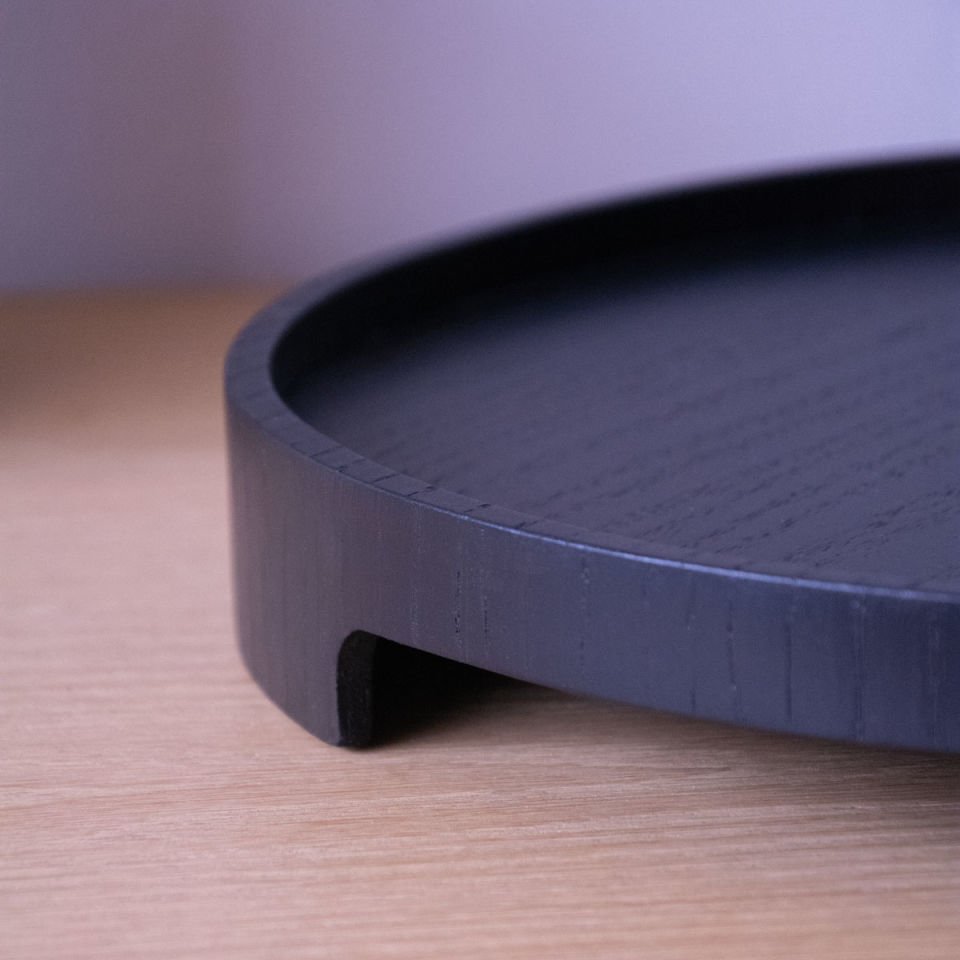 Sunum Tepsisi – EDGE Serisi, Yuvarlak Dark