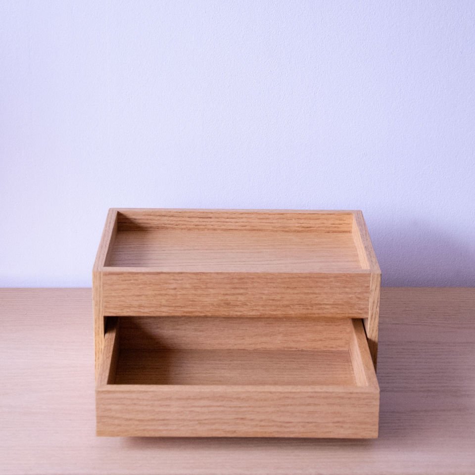 PARAMARIBO Organizer / Jewelry Box, Oak Honey