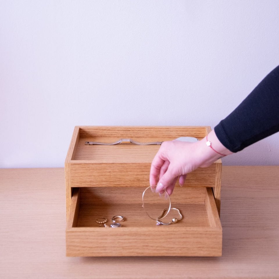 Ahşap Organizer / Takı Kutusu - PARAMARIBO Serisi Honey