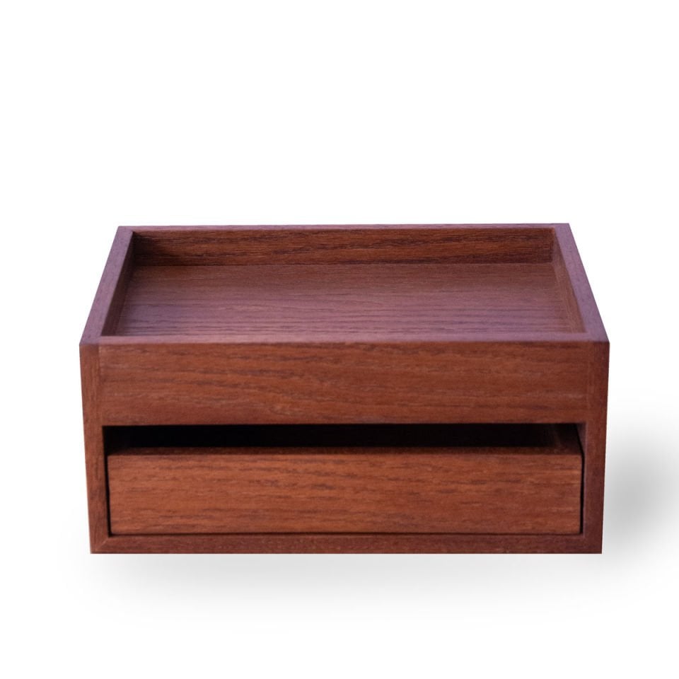 PARAMARIBO Organizer / Jewelry Box, Oak Forest