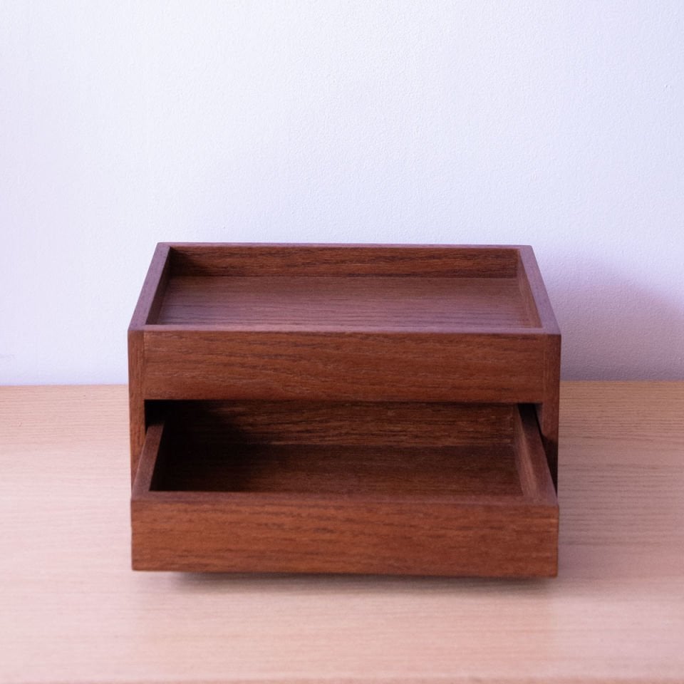 PARAMARIBO Organizer / Jewelry Box, Oak Forest