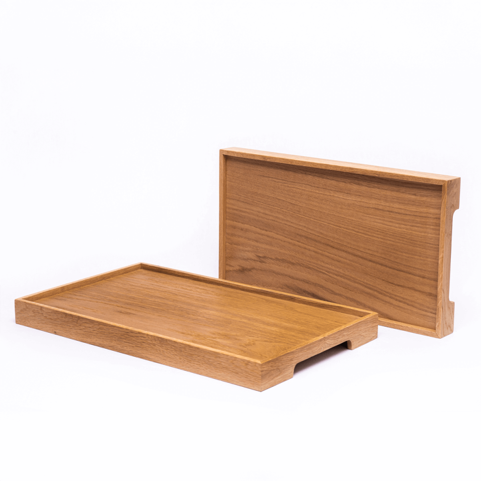 Wooden Presentation Tray Set – EDGE Series Honey