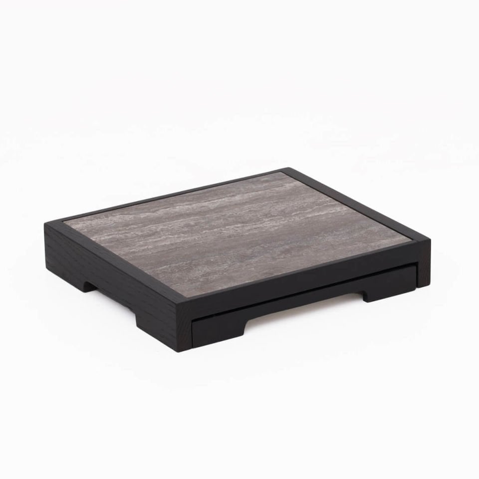 Marble Wooden Serving Tray Set – EDGE Series