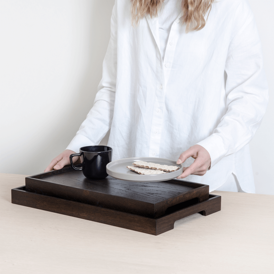 Wooden Presentation Tray Set – EDGE Series Dark