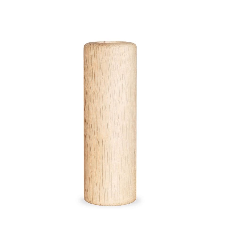 Solid Wood Candle Holder - Large