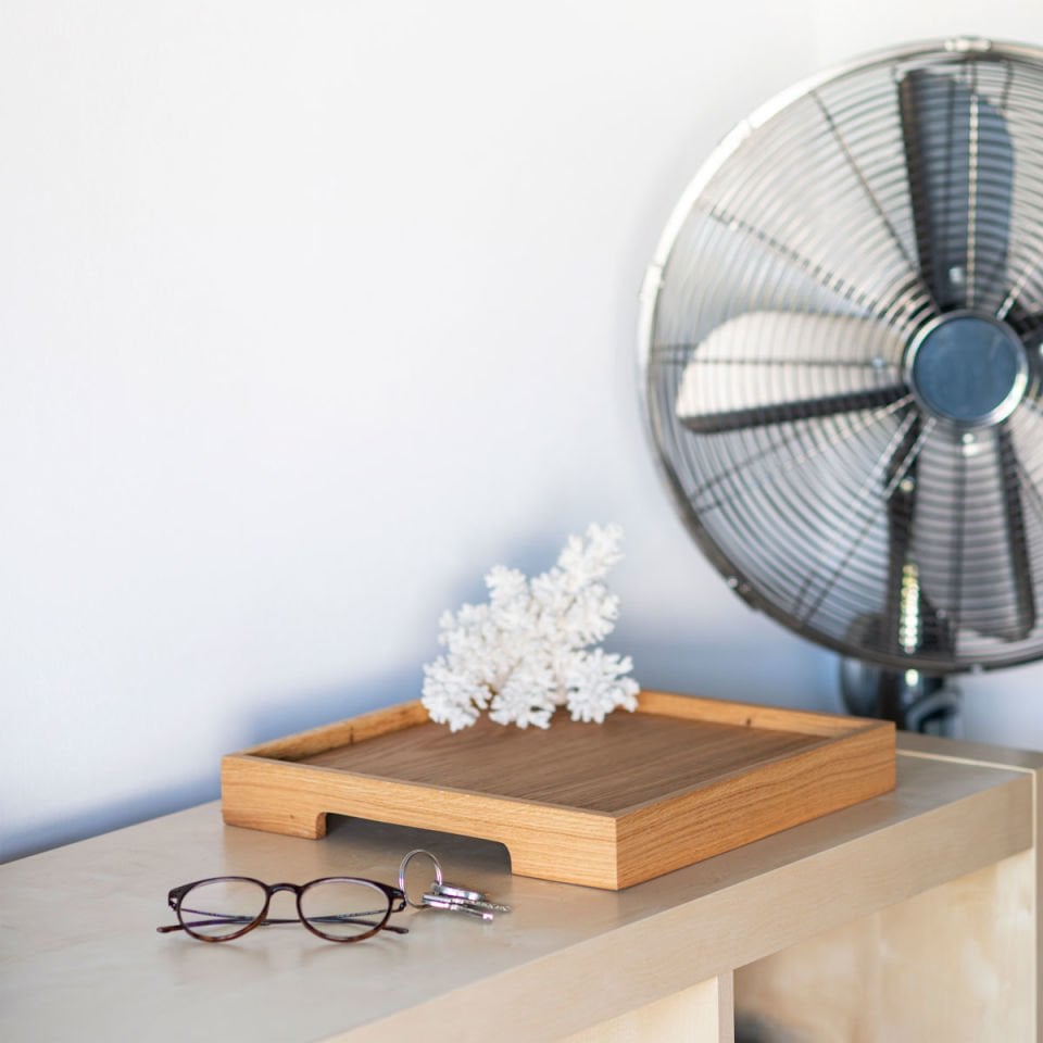 Masif Meşe Sunum Tepsisi – EDGE Serisi, 30*30 Honey