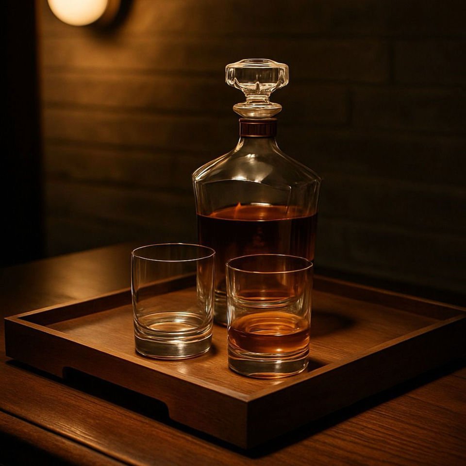 Masif Meşe Sunum Tepsisi – EDGE Serisi, 30*30 Forest